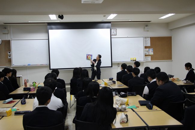 東京立正短期大学 出張授業 2024-保育（東京立正高校）②.JPG
